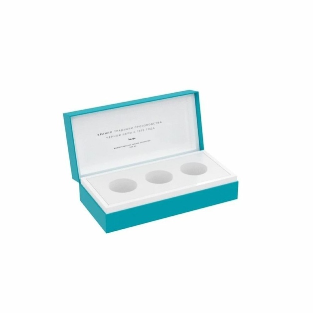 Подарочная коробка под икру 50 г 3 шт