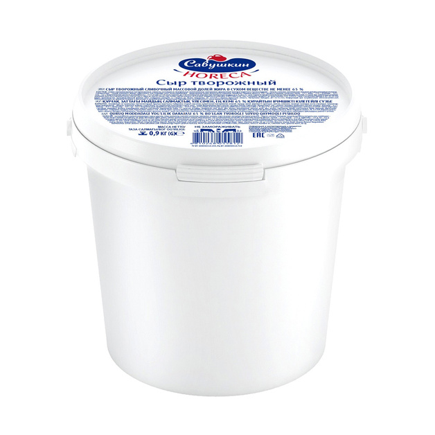 Сыр Творожный Савушкин 65% 900г