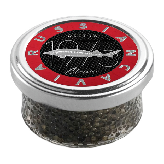 Икра Сибирского Осетра Черная Classic 50г Стекло