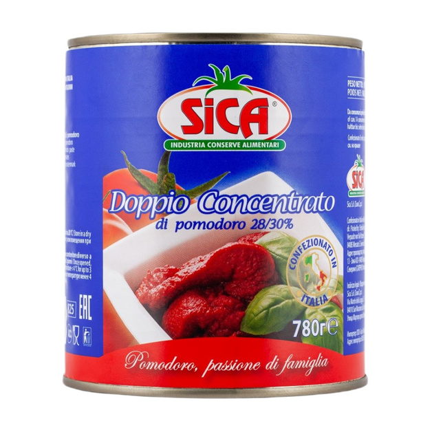 Томатная Паста Sica 28-30% 780г ж/б