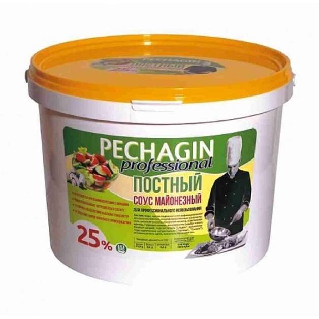 Соус Майонезный Pechagin Professional Постный 25% 3л