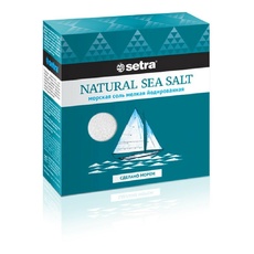 Соль «SETRA» морская мелкая - 500 г