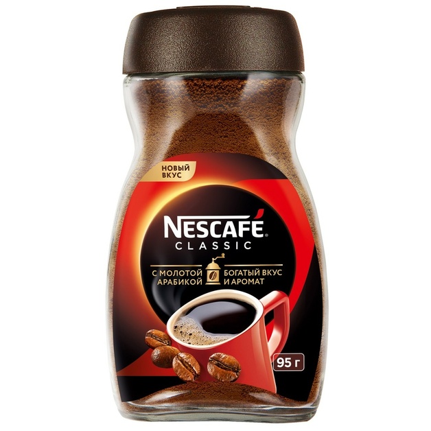 Кофе растворимый сублимированный «Nescafe Classic» - 95 г