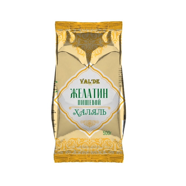 Желатин Пищевой Valde Гранулированный 220+ Bloom Халяль 500г