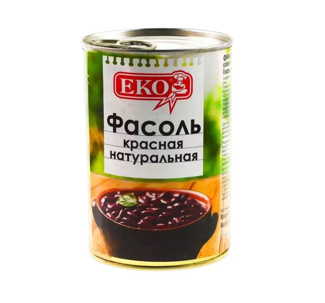 Купить Фасоль красная в с/с ЭКО ГОСТ - 400 г с доставкой в Москве