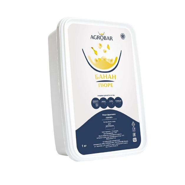Пюре Агробар банан зам. Россия 1 кг