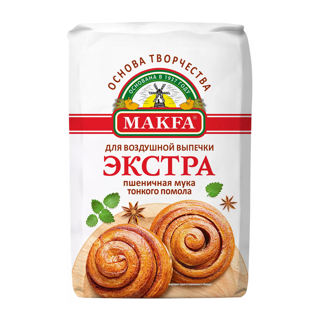 Мука Пшеничная Макфа Экстра 2кг