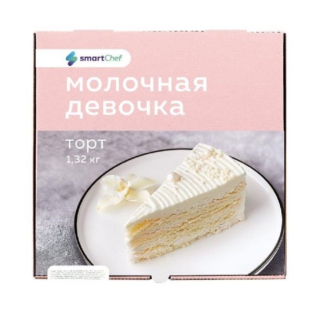 Торт Молочная девочка 12 порций «Smart Chef» - 1320 г