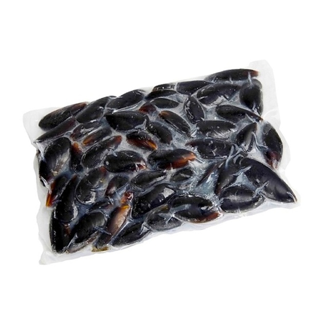 Мидии в Целой Раковине Варено-Мороженые Чили 40/60 500г