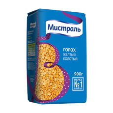 Горох Мистраль Желтый Колотый 900г