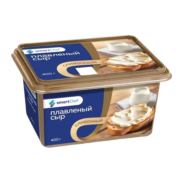 Сыр Плавленый Smart Chef Сливочный 50% 400г