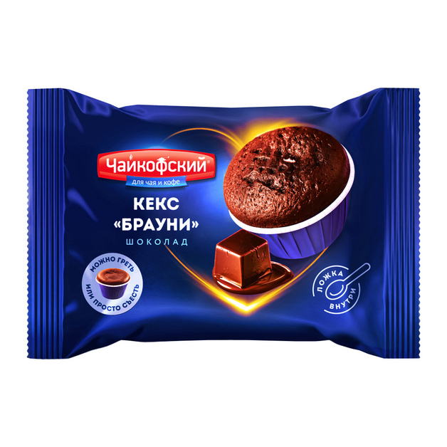 Кекс Чайкофский Брауни Шоколад 70г