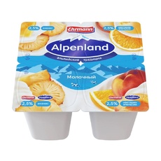 Продукт Йогуртный Alpenland Ананас Нектарин Апельсин 95г