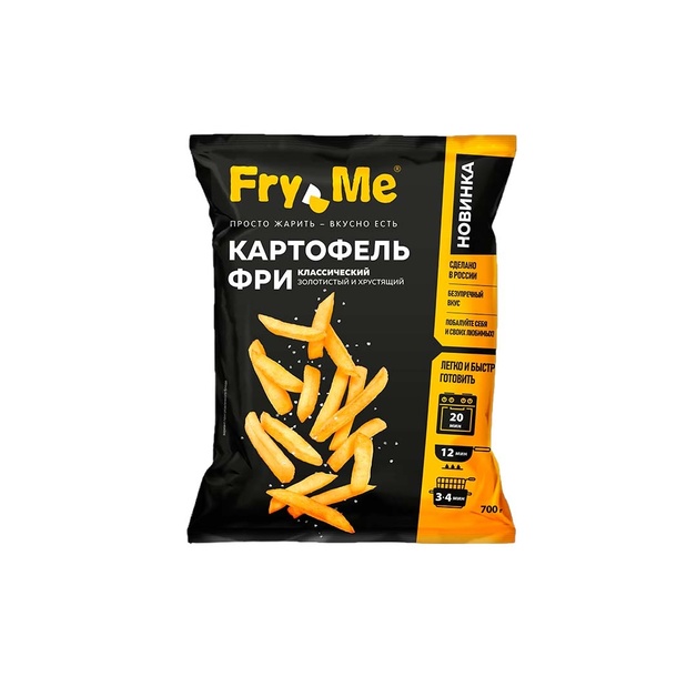 Картофель фри классический 9 мм «Fry Me» - 0,7 кг