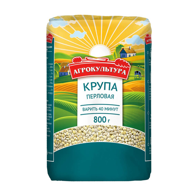 Крупа Перловая Агрокультура 800г