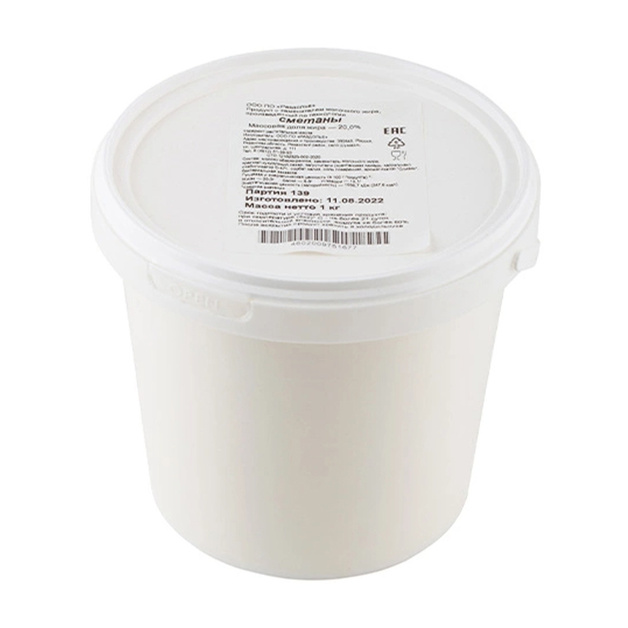 Продукт Сметанный с ЗМЖ 20% 1кг