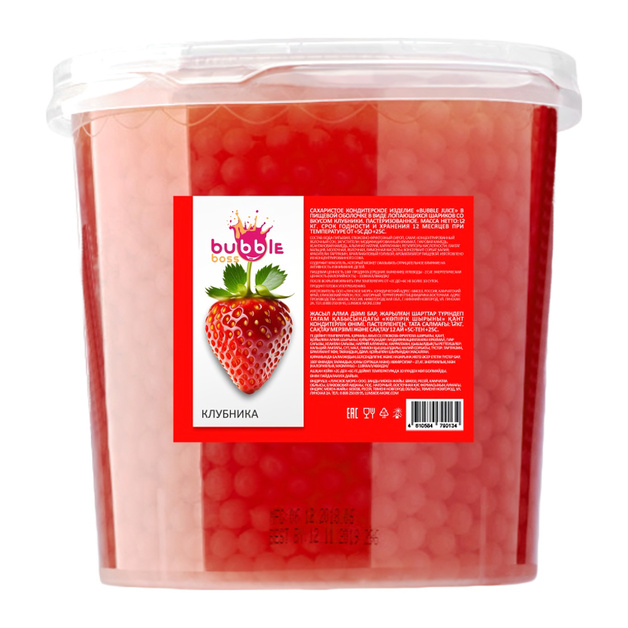 Джус Бабл Bubble Boss со Вкусом Клубники 1,2кг