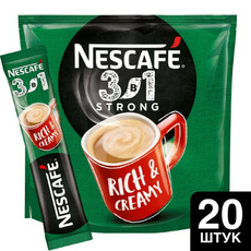 Кофе растворимый «Nescafe» 3 в 1 Крепкий - 14,5 г