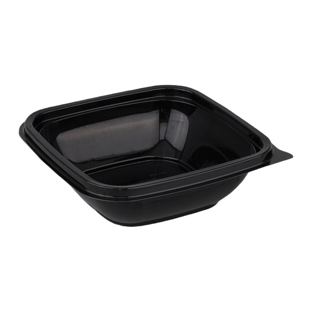 Контейнер Квадратный без Крышки Черный ПП 126*126*51мм 375мл