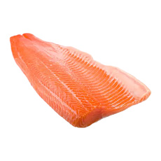 Филе Лосося на Коже Трим D Свежемороженое Чили 1,3-1,8кг
