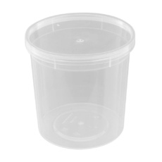 Супница с Крышкой Прозрачная ПП D 112мм 500мл 198шт/уп