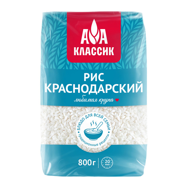 Рис Агро-Альянс Краснодарский Классик 800г