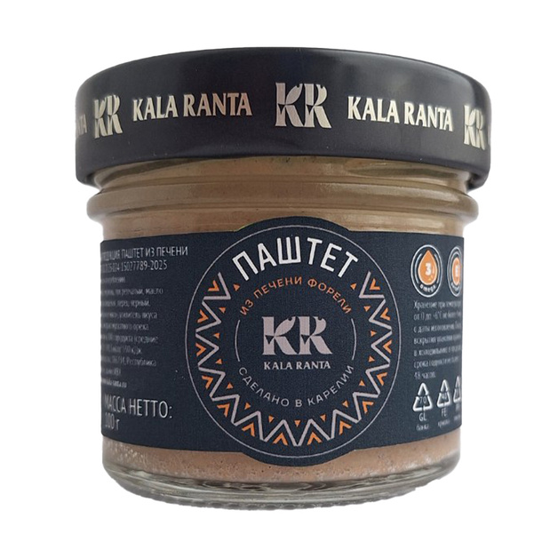 Паштет из Печени Форели Kala Ranta со Сливочным Маслом 100г