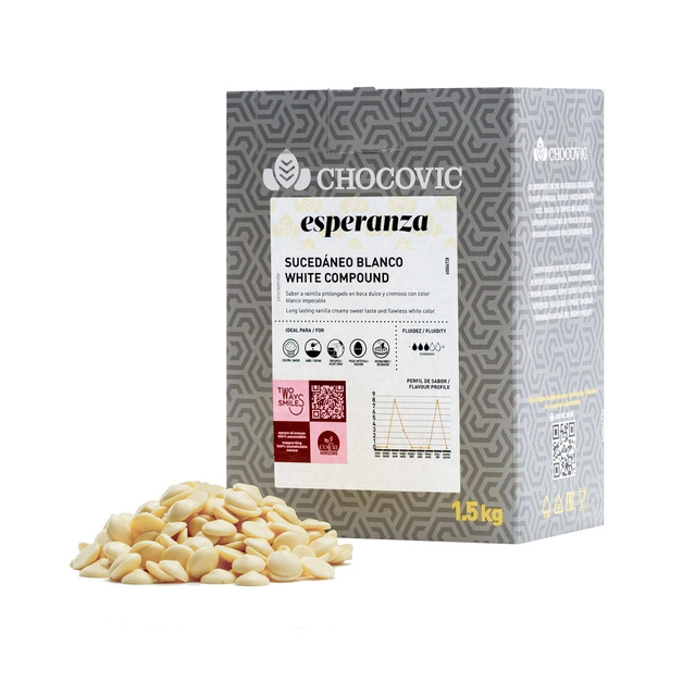 Глазурь Белая Chocovic Esperanza 1,5кг