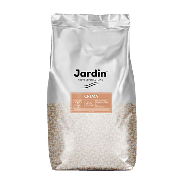 Кофе в Зернах Jardin Crema Жареный Высший Сорт 1кг