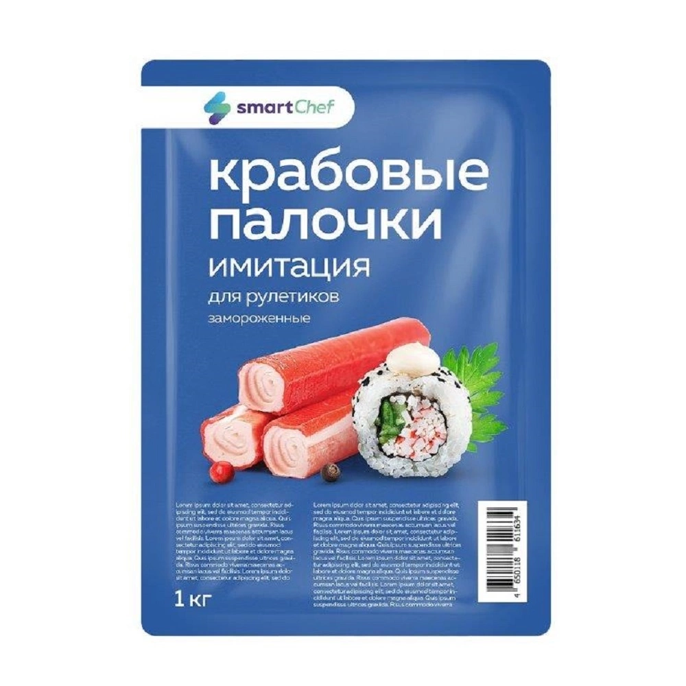 Купить Крабовые Палочки для Рулетиков Smart Chef 1кг с доставкой в Москве