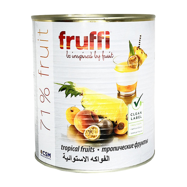 Начинка Фруктовая Фруффи Тропические Фрукты Банка 3,2кг