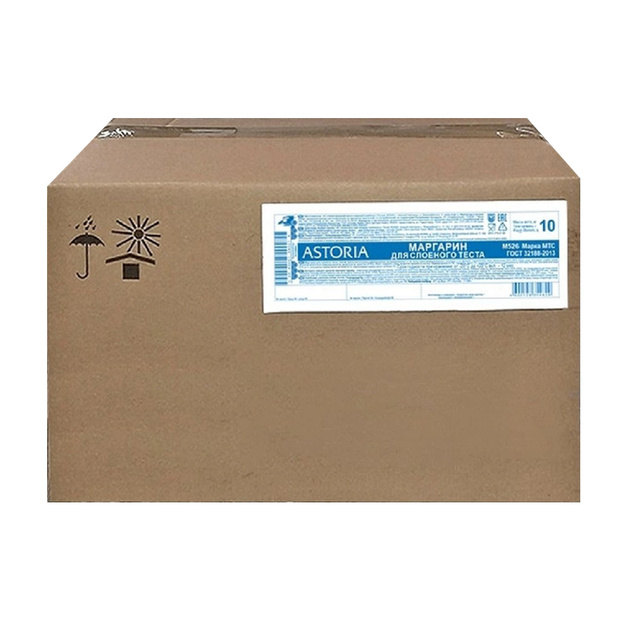 Маргарин Astoria Эколин для Слоеного Теста М526 82% 5*2кг