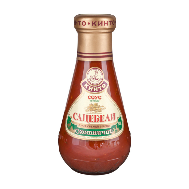 Соус Кинто Сацебели Охотничий Томатный 300мл Стекло