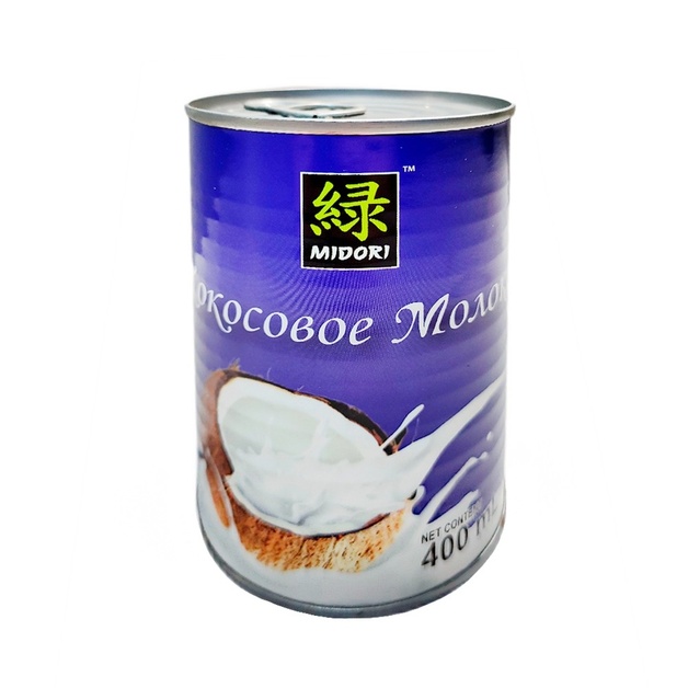 Молоко Midori Кокосовое 18% 400мл ж/б