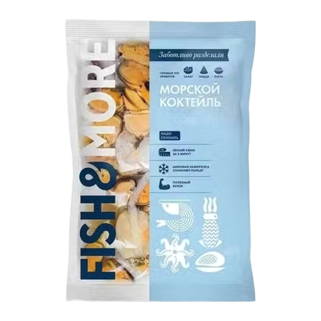 Морской Коктейль Fish&More Замороженный 920г