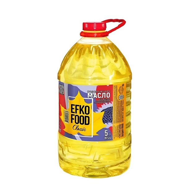 Масло Подсолнечное Efko Food Classic для Фритюра 5л