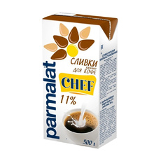 Сливки Parmalat Chef Ультрапастеризованные 11% 500мл