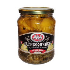 Патиссончики Скатерть Самобранка Маринованные 720мл