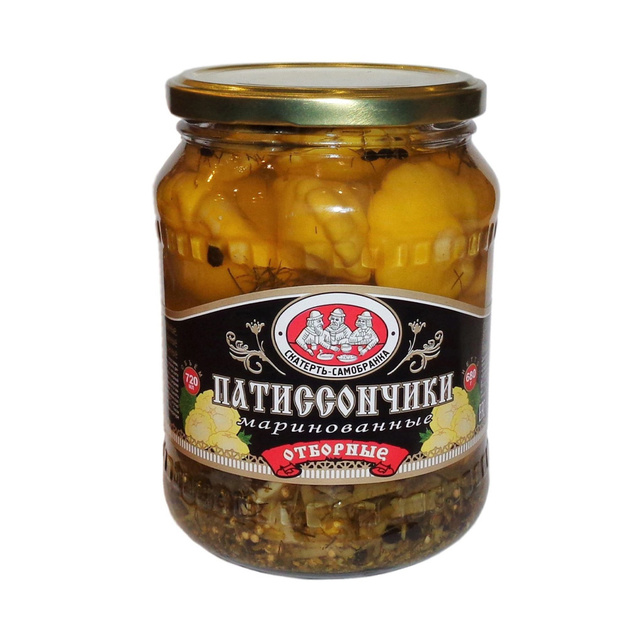 Патиссончики Скатерть Самобранка Маринованные 720мл