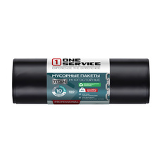 Пакеты для Мусора One Service Многослойные 180л 10шт