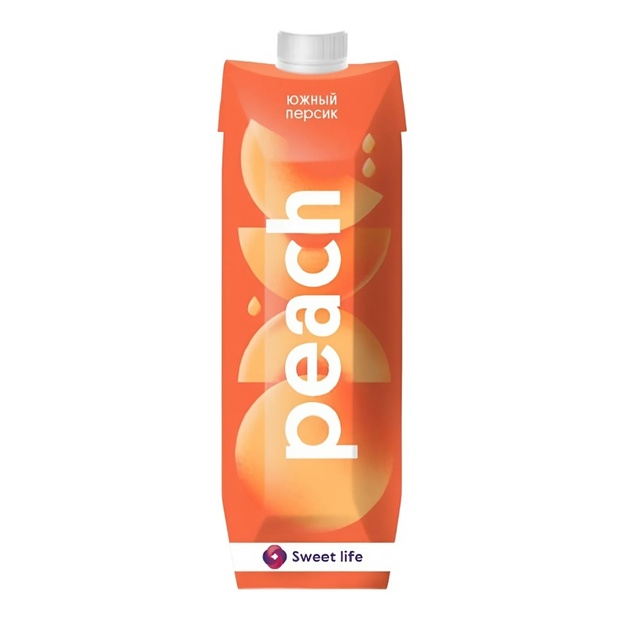 Нектар Южный Персик с Мякотью 1л Sweet Life