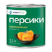 Персики Smart Chef Половинки в Сиропе 3,1л Сухой Вес 1,8кг