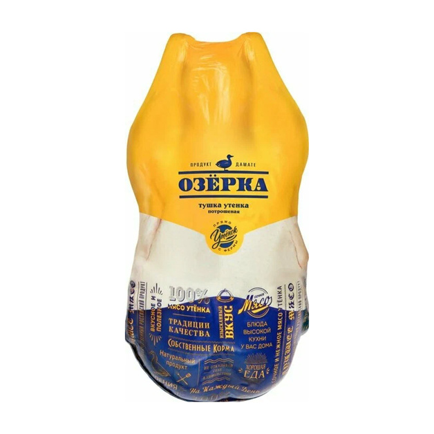 Тушка Утки Озерка Потрошеная Замороженная 2,1кг