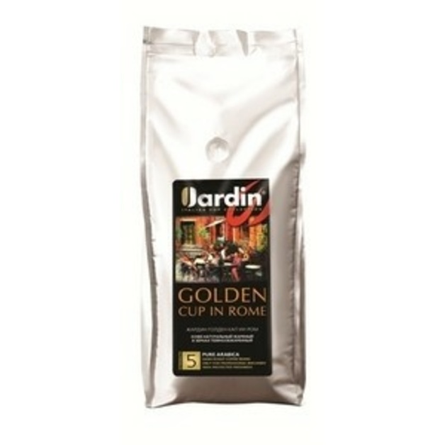 Кофе в зернах тёмной обжарки Golden Cup In Rome «Jardin» - 1000 гр