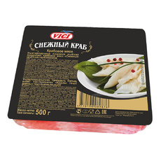Крабовое мясо Снежный краб зам. (имитация из сурими) VICI 500 гр