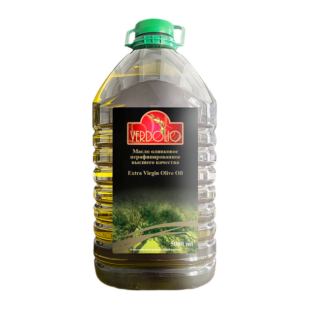Масло Оливковое Verdolio Нерафинированное 5л пэт