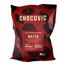 Шоколад Chocovic Mateo Молочный 31,9% 5кг