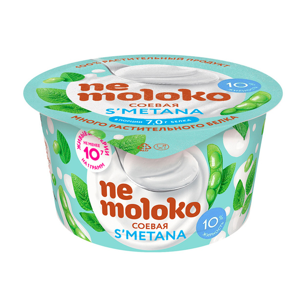 Сметана Соевая Nemoloko 10% 140г