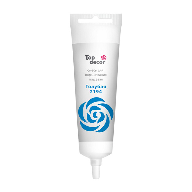 Краситель Пищевой Top Decor Жидкий Голубой 100г