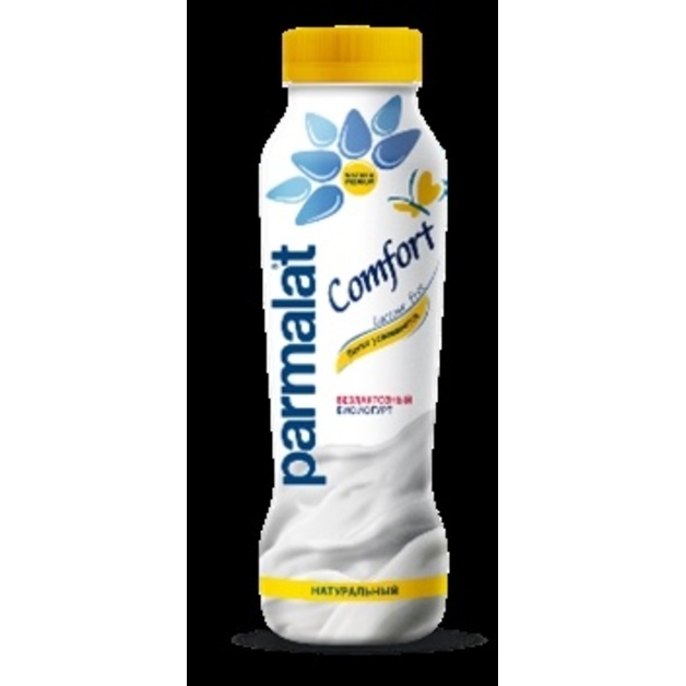 Биойогурт питьевой Comfort Безлактозный Натуральный «Parmalat» - 290 г